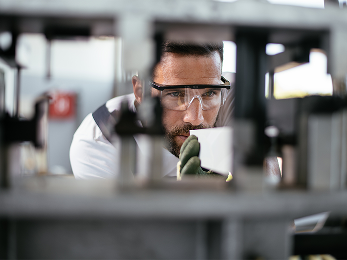 Factory Worker Stock Photo